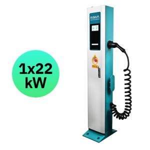 Stacja ładowania EV365 Model AC2 1x22 kW Comfort RFID / Aplikacja mobilna