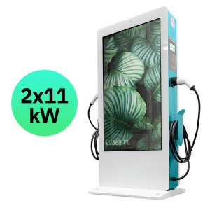 Stacja ładowania EV365 Model AC3 2x11 kW RFID / Aplikacja mobilna