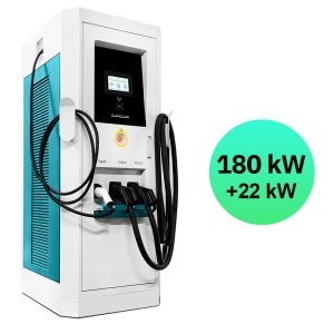 Stacja ładowania EV365 Model DC2 180kW DC + 22kW AC RFID / Aplikacja mobilna