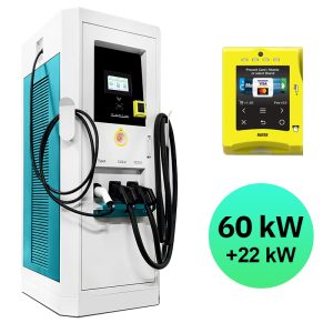 Stacja ładowania EV365 Model DC2 60kW DC + 22kW AC z terminalem płatniczym